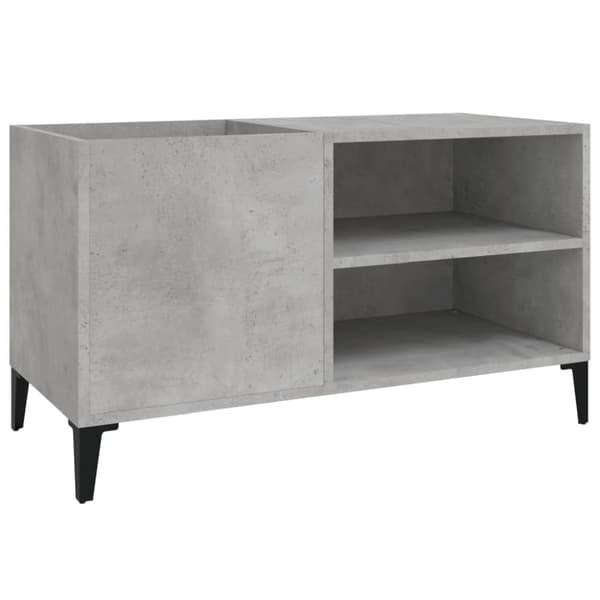 Stereobänk betong-grå 84,5x38x48 cm konstruerat trä