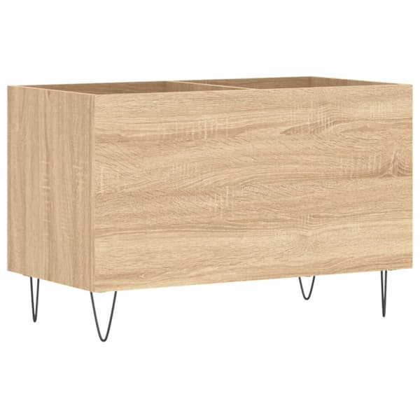 Stereobänk sonoma-ek 74,5x38x48 cm konstruerat trä