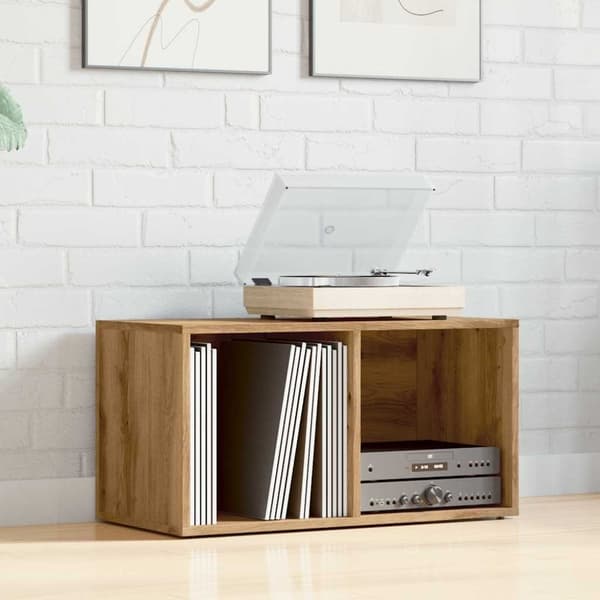 vidaXL Oppbevaringsboks artisan eik 69,5x34x36 cm konstruert tre