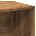 Miniatyrbilde 9 av 11: vidaXL Oppbevaringsboks artisan eik 69,5x34x36 cm konstruert tre