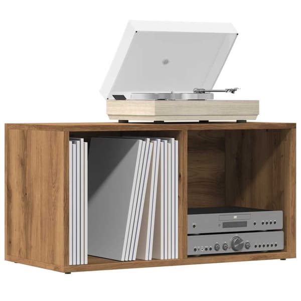 vidaXL Oppbevaringsboks artisan eik 69,5x34x36 cm konstruert tre