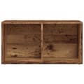 Miniatyrbilde 5 av 11: vidaXL Oppbevaringsboks gammelt tre 69,5x34x36 cm konstruert tre