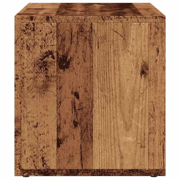 vidaXL Oppbevaringsboks gammelt tre 69,5x34x36 cm konstruert tre