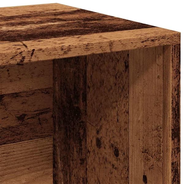 vidaXL Oppbevaringsboks gammelt tre 69,5x34x36 cm konstruert tre
