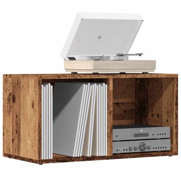 vidaXL Oppbevaringsboks gammelt tre 69,5x34x36 cm konstruert tre