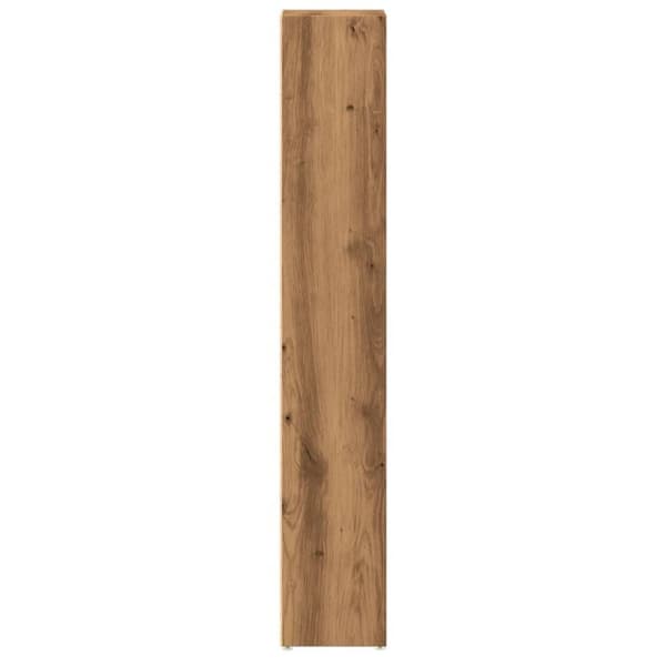 smalle reoler 2 stk. 21x16x93,5 cm konstrueret træ kunsteg