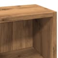 Miniatyrbillede 8 af 10: smalle reoler 2 stk. 21x16x93,5 cm konstrueret træ kunsteg