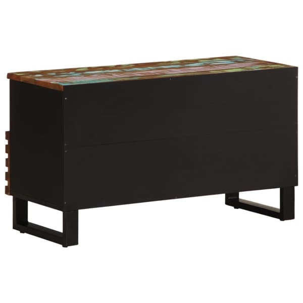 tv-bord 80x34x46 cm massivt akacietræ