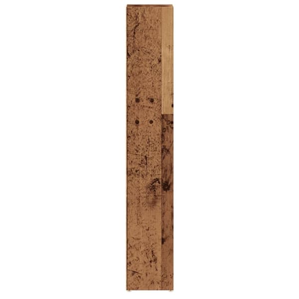 CD-kaapit 2 kpl Vanha puu Väri 21x16x93,5 cm