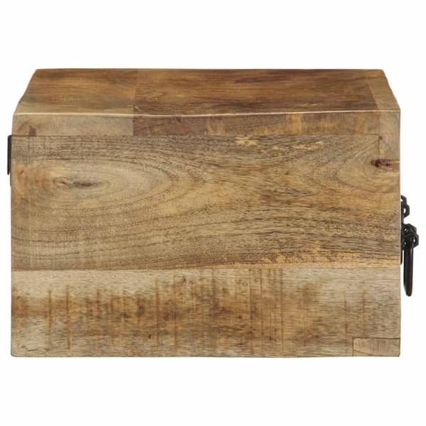 væghængt tv-skab 60x30x19 cm massivt ru mangotræ
