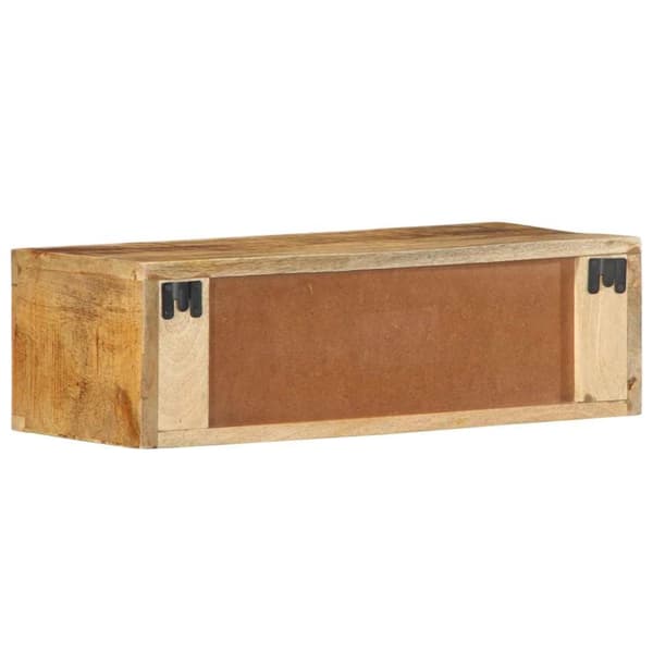 væghængt tv-skab 60x30x19 cm massivt ru mangotræ