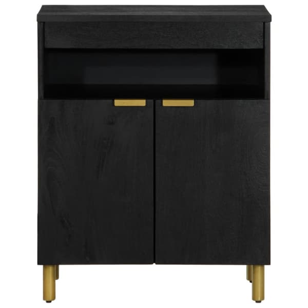 Kaappi Musta 60x33x75 cm Puu Materiaali