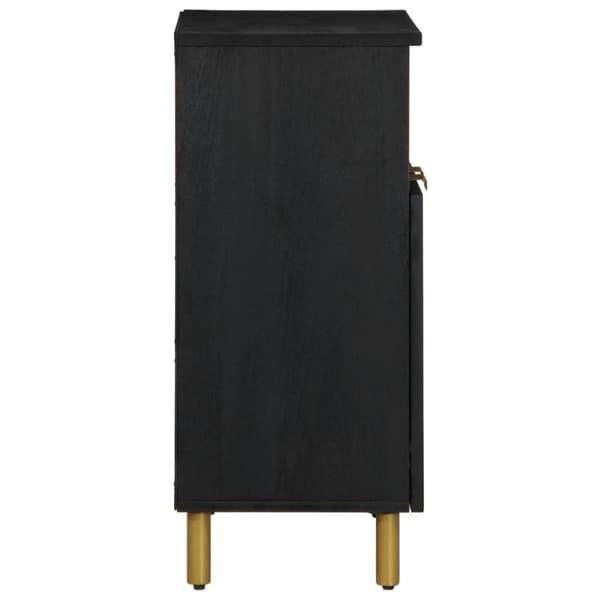 Kaappi Musta 60x33x75 cm Puu Materiaali