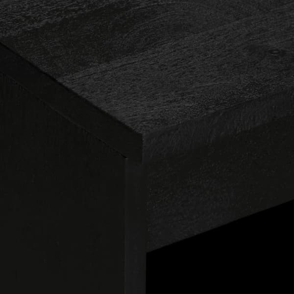 Kaappi Musta 60x33x75 cm Puu Materiaali