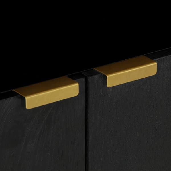 Kaappi Musta 60x33x75 cm Puu Materiaali