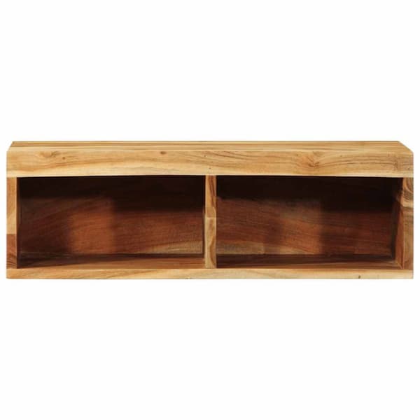 væghængt tv-skab 60x30x19 cm massivt akacietræ