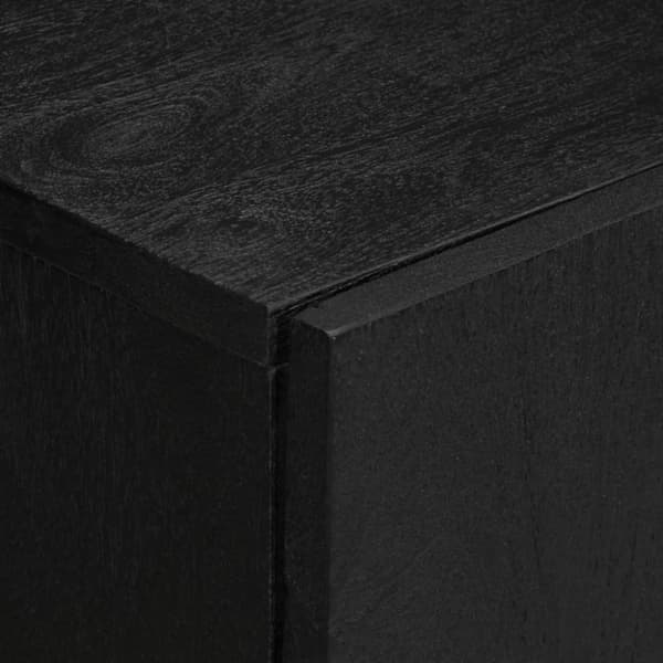 skab 60x33x75 cm konstrueret træ sort