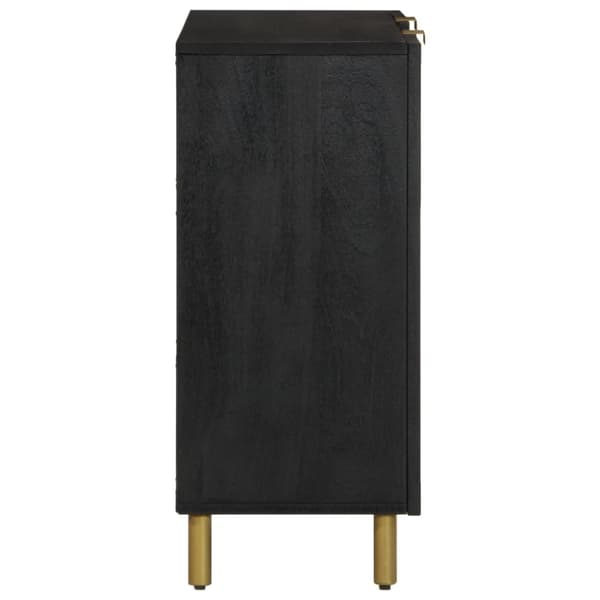 Kaappi Musta 90x33x75 cm Puu Materiaali