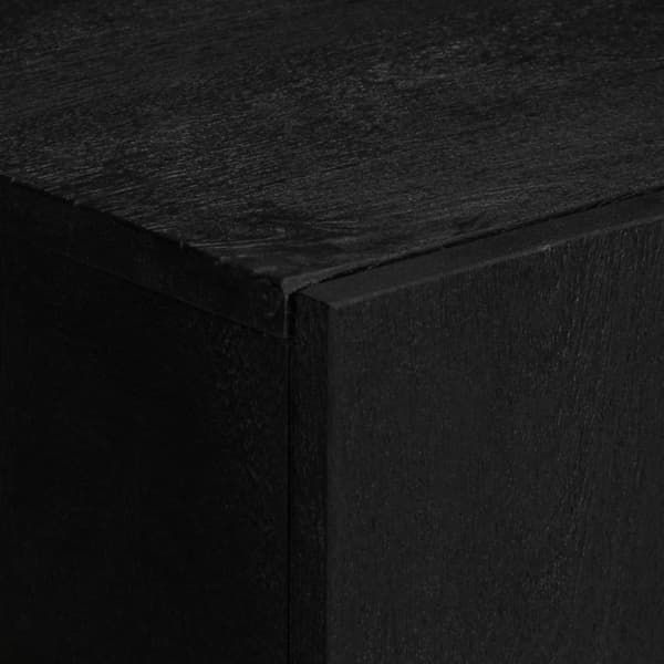 Kaappi Musta 90x33x75 cm Puu Materiaali