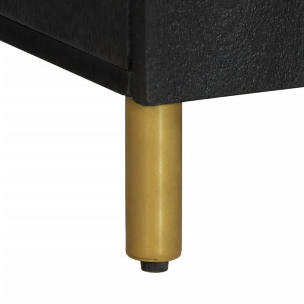 Kaappi Musta 90x33x75 cm Puu Materiaali