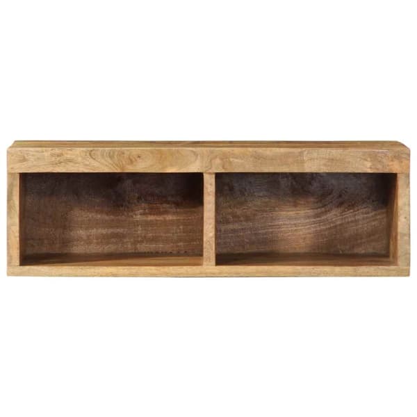 væghængt tv-skab 60x30x19 cm massivt ru mangotræ