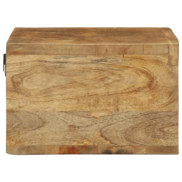 væghængt tv-skab 60x30x19 cm massivt ru mangotræ