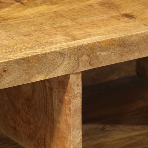 væghængt tv-skab 60x30x19 cm massivt ru mangotræ
