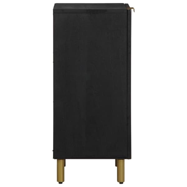 Skänk svart 40x33x75 cm konstruerat trä