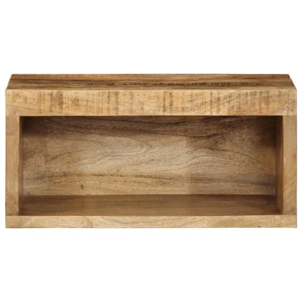 væghængt tv-skab 40x30x19 cm massivt ru mangotræ