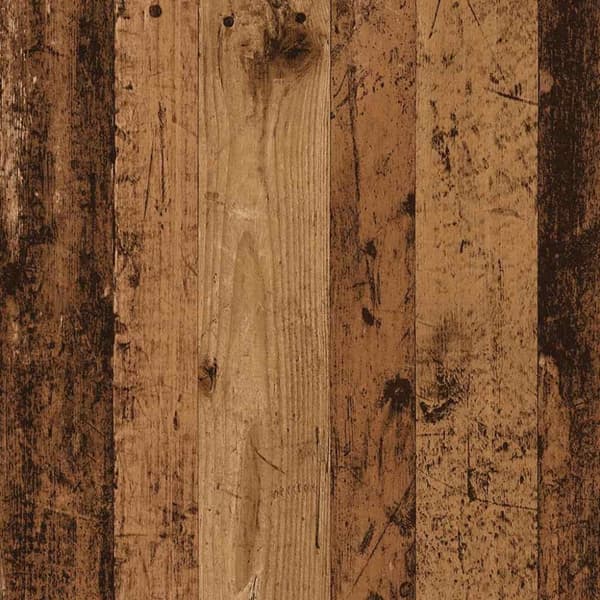 Förvaringslåda åldrat trä 69,5x34x36 cm konstruerat trä