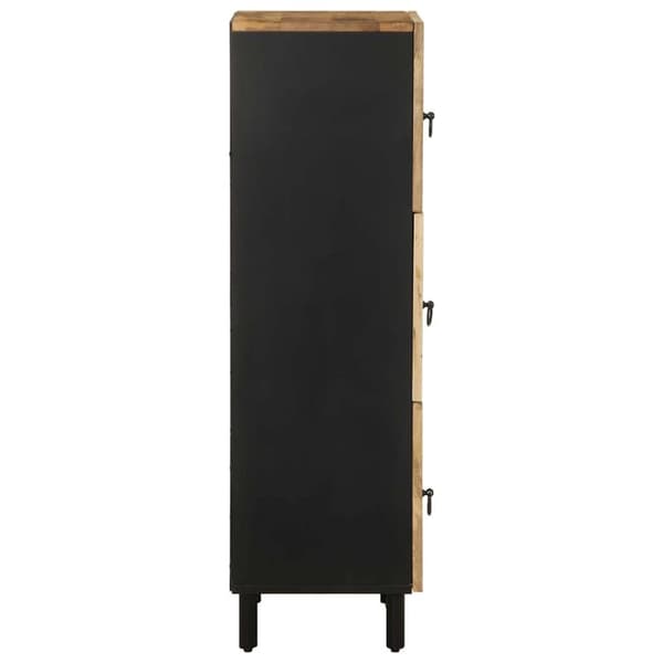 skænk 40x33,5x110 cm massivt ru mangotræ