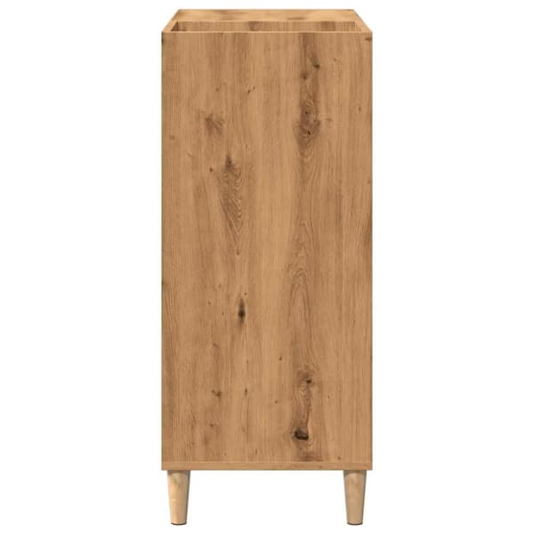 vidaXL vinylskab 84,5x38x89 cm konstrueret træ kunsteg