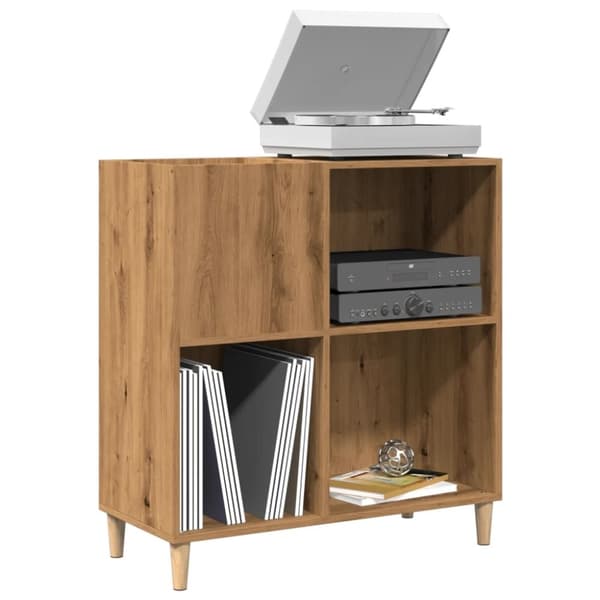 vidaXL vinylskab 84,5x38x89 cm konstrueret træ kunsteg