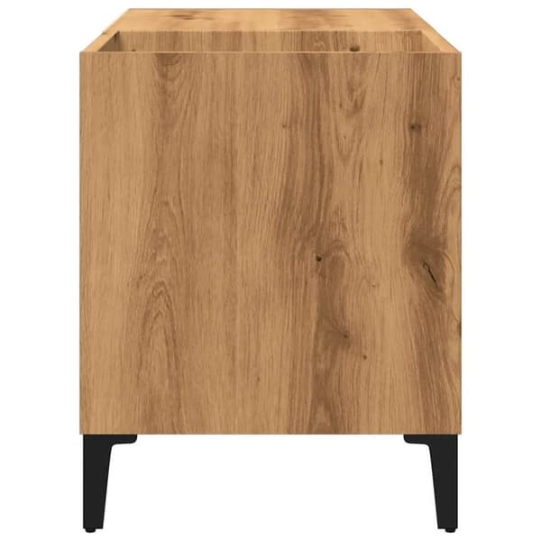 vidaXL Plateskap artisan eik 84,5x38x48 cm konstruert tre