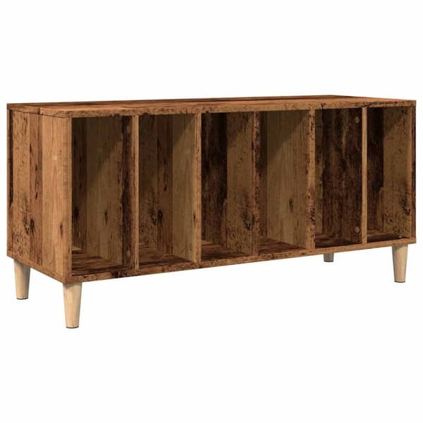 vidaXL vinylskab 100x38x48 cm konstrueret træ antikt trælook