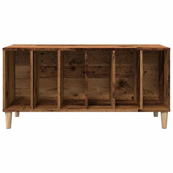 vidaXL vinylskab 100x38x48 cm konstrueret træ antikt trælook