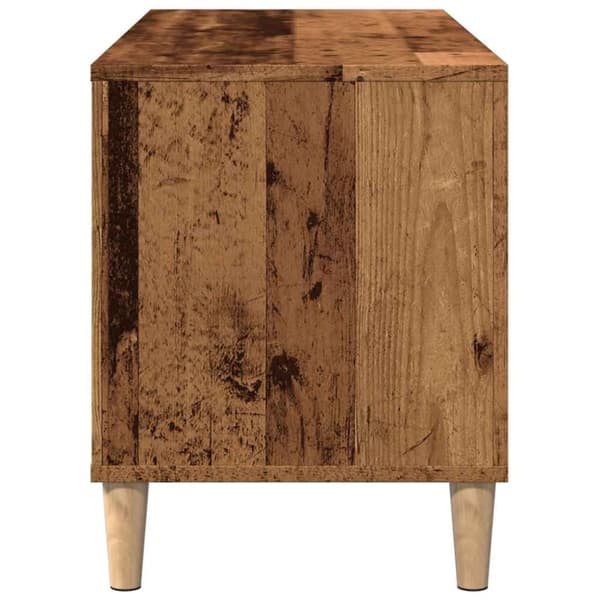 vidaXL vinylskab 100x38x48 cm konstrueret træ antikt trælook