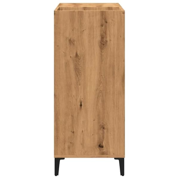 vidaXL Stereobänk artisan ek 84,5x38x89 cm konstruerat trä