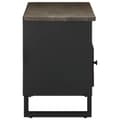 Miniatyrbilde 4 av 11: vidaXL TV-benk svart 100x33x46 cm heltre mango