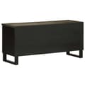 Miniatyrbilde 5 av 11: vidaXL TV-benk svart 100x33x46 cm heltre mango