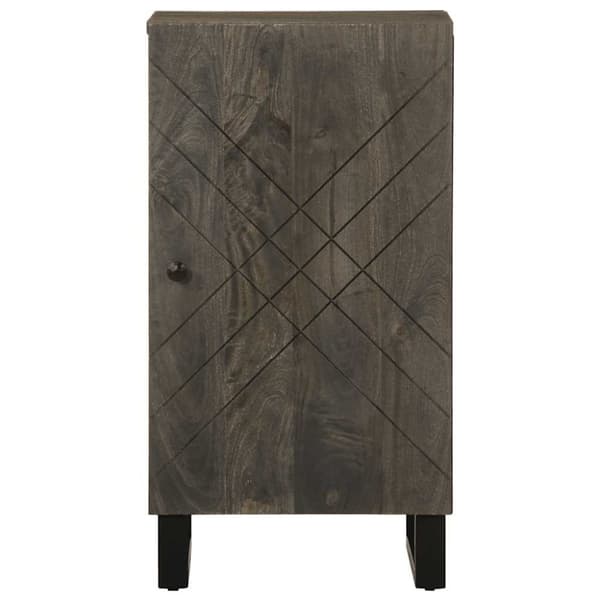 vidaXL skænk 40x33x75 cm massivt mangotræ sort