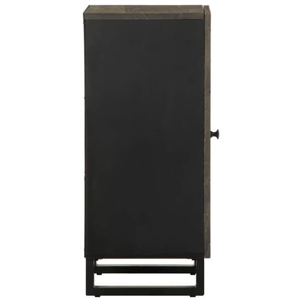 vidaXL skænk 40x33x75 cm massivt mangotræ sort