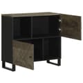 Miniatyrbilde 2 av 11: vidaXL Skjenk svart 80x33x75 cm heltre mango