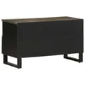 Miniatyrbilde 5 av 11: vidaXL TV-benk svart 80x33x46 cm heltre mango