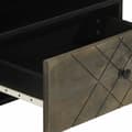 Miniatyrbilde 8 av 11: vidaXL TV-benk svart 80x33x46 cm heltre mango