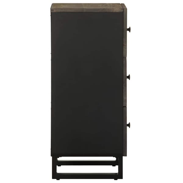 vidaXL Senkki Musta 40x33x75 cm Massiivipuu Mango