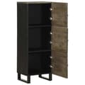 Miniatyrbillede 2 af 11: vidaXL skab 40x33x110 cm massivt mangotræ sort