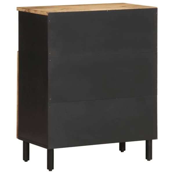 vidaXL Skjenk 60x33,5x75 cm grovt heltre mangotre