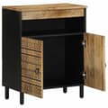 Miniatyrbilde 2 av 11: vidaXL Skjenk 60x33,5x75 cm grovt heltre mangotre
