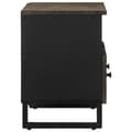 Miniatyrbilde 4 av 11: vidaXL TV-benk svart 70x33x46 cm heltre mango